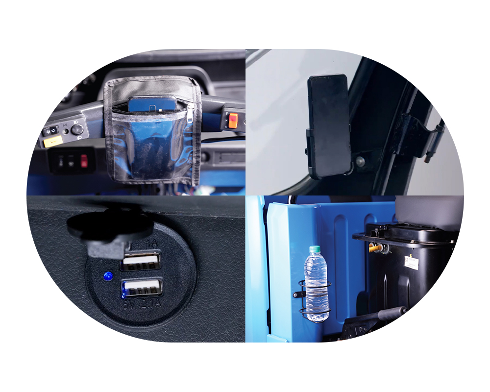 Treo Limited Edition is built for driver comfort with USB ports, holders & utility pouch